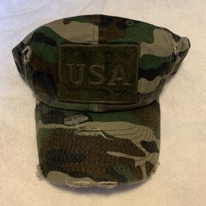 Camo USA hat